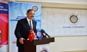 Bakan Özhaseki Ankara Üniversitesinde Öğrencilerle Buluştu