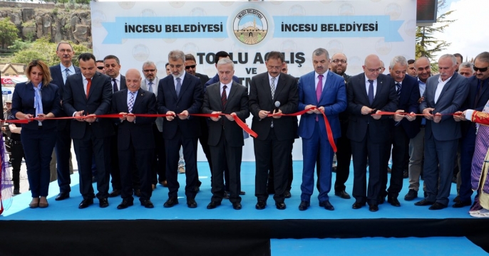 Bakan Özhaseki Kayseri İncesu'da Toplu Açılış Ve Temel Atma Törenine Katıldı