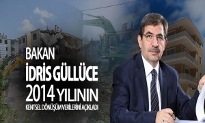  Bakan Güllüce 2014 Yılının Kentsel Dönüşüm Verilerini Açıkladı