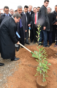  Bakan Güllüce Ceylanpınar'daki Çadırkenti Ziyaret Etti