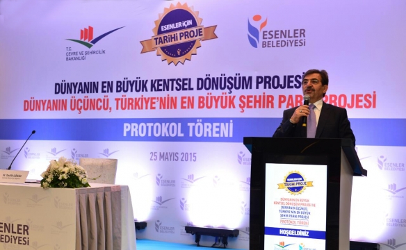  Bakan Güllüce, Esenler Kentsel Dönüşüm Protokolü İmza Törenine Katıldı