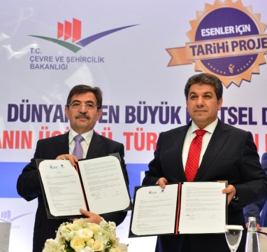  Bakan Güllüce, Esenler Kentsel Dönüşüm Protokolü İmza Törenine Katıldı