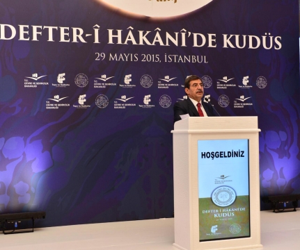  Bakan Güllüce, Kudüs Vilayeti Vakıfları Defteri Kitabının Tanıtım Toplantısına Katıldı