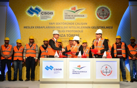  İnşaat sektörü için önemli işbirliği : Usta eğitimleri başladı