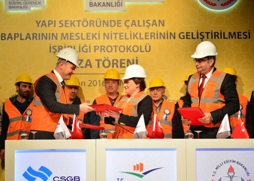  İnşaat sektörü için önemli işbirliği : Usta eğitimleri başladı