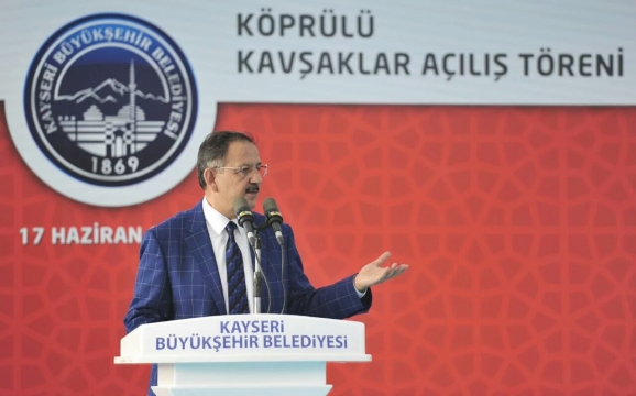 Bakan Özhaseki Yapımı 80 Milyon TL Tutan Köprülü Kavşakları Açtı