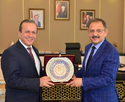 Bakan ÖZHASEKİ, KKTC Turizm ve Çevre Bakanı Fikri ATAOĞLU ile görüştü