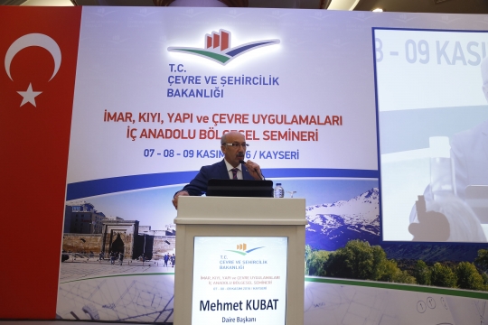 İmar Kıyı, Yapı ve Çevre Uygulamaları Bölgesel Semineri Kayseri'de Düzenlendi