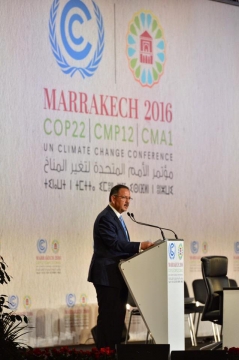Bakan Özhaseki, COP22 Genel Kurul Toplantısı'nda Konuştu