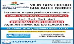 Çevre ve Şehircilik Bakanlığı 504 Konutu Satışa Çıkarıyor