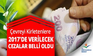 Çevreyi Kirletenlere 2017'de Verilecek Cezalar Belli Oldu