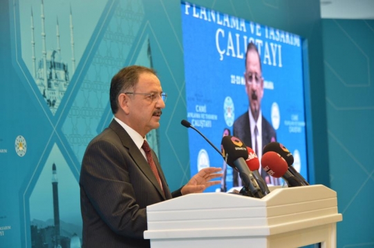 Bakan Özhaseki Cami Planlama ve Tasarım Çalıştayı'na Katıldı