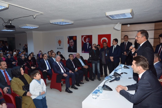 Bakan Özhaseki Sinop Valiliği İle AK PARTİ İl Başkanlığını Ziyaret Etti