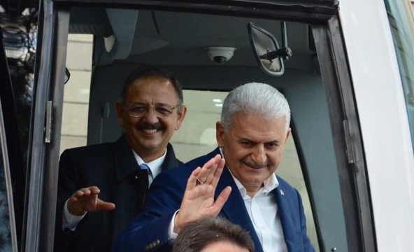 Bakan Özhaseki İle Başbakan Yıldırım Kayseri'ye Birlikte Seslendi