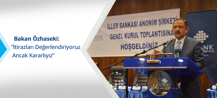 Bakan Özhaseki: 