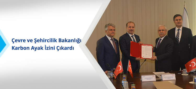 Çevre ve Şehircilik Bakanlığı Karbon Ayak İzini Çıkardı