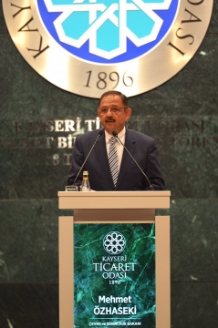Bakan Özhaseki, KTO'nun Yeni Binasını Hizmete Açtı