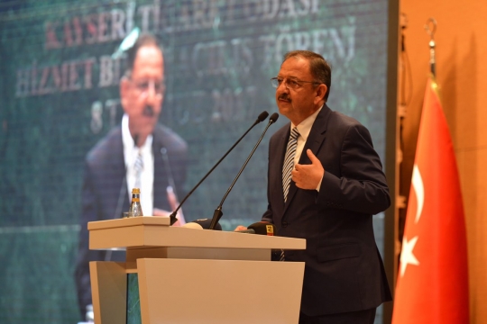 Bakan Özhaseki, KTO'nun Yeni Binasını Hizmete Açtı