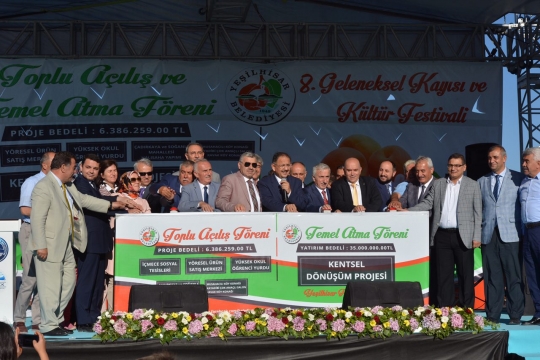 Bakan Özhaseki Yeşilhisar'da Dönüşümün Temelini Attı