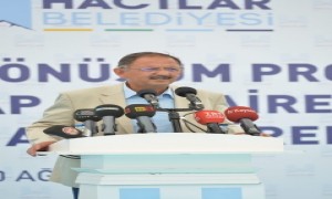 Bakan Özhaseki Hacılar'da Kentsel Dönüşümün Temelini Attı