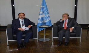 BM Genel Sekreteri Guterres'ten Bakan Özhaseki'ye Almanya'da Sıcak Karşılama