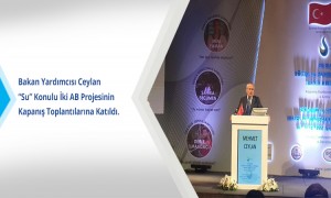 Bakan Yardımcısı Ceylan “Su” Konulu İki AB Projesinin Kapanış Toplantılarına Katıldı
