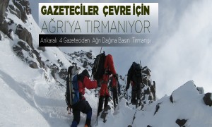 Gazeteciler Çevre İçin Ağrı'ya Tırmanıyor