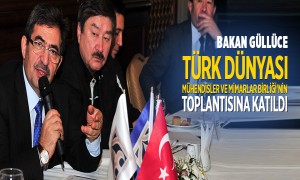 Bakan Güllüce, Türk Dünyası Mühendisler Ve Mimarlar Birliği'nin Toplantısına Katıldı 