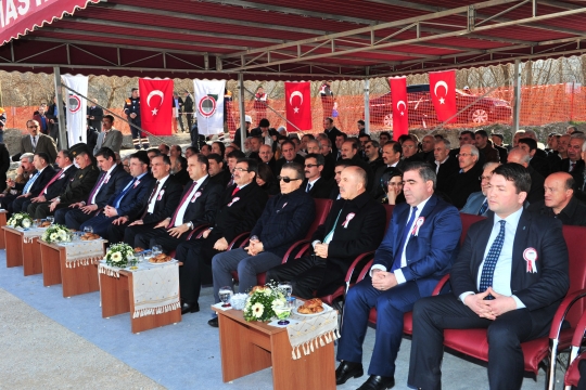 Bakan Güllüce Amasya'da Atıksu Arıtma Tesisinin Temel Atma Törenine Katıldı