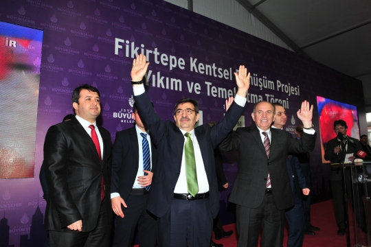 Fikirtepe Kentsel Dönüşüm Projesi Yıkım ve Temel Atma Töreni Gerçekleşti