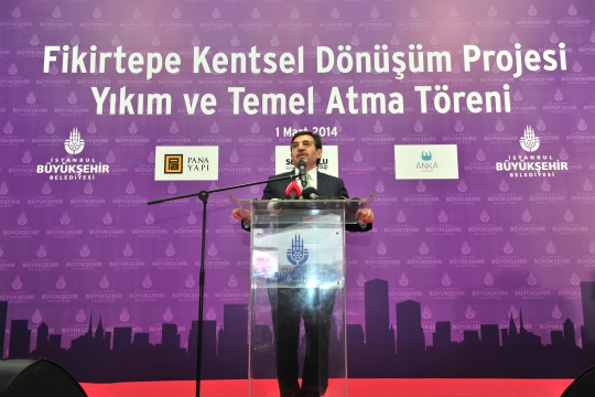 Fikirtepe Kentsel Dönüşüm Projesi Yıkım ve Temel Atma Töreni Gerçekleşti