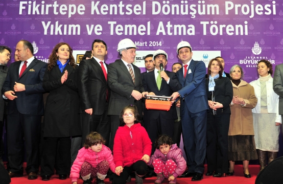 Fikirtepe Kentsel Dönüşüm Projesi Yıkım ve Temel Atma Töreni Gerçekleşti