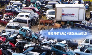  2014 Yılında 4850 Adet Araç Hurdaya Ayrıldı