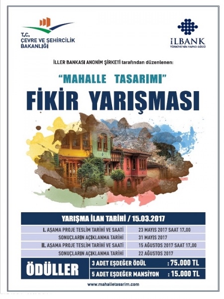 MAHALLE TASARIMI FİKİR YARIŞMASI HAKKINDA DUYURU