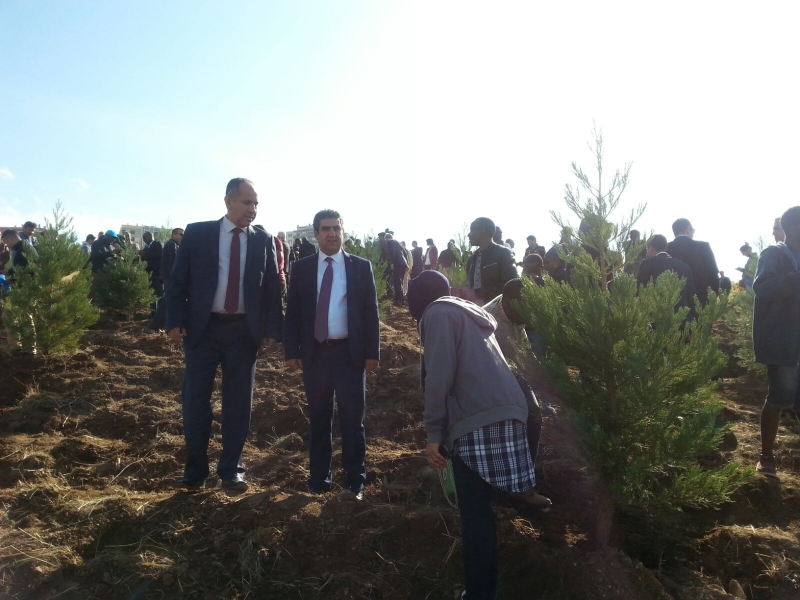 TBMM Ruanda Parlamentolararası Dostluk Grubu'nun Daveti Üzerine Uşak İlimize Gelen 21 Afrika Ülkesinin Büyük Elçilik Temsilcileriyle, Ruanda'da Gelenek Olarak Yaşatılan Umuganda Ağaç Dikimi Gerçekleştirildi.