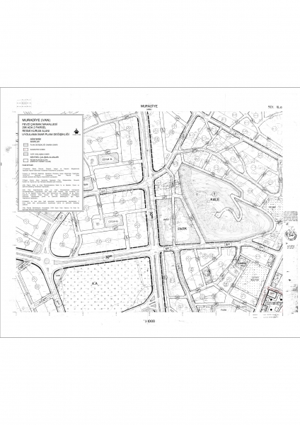 VAN İLİ, MURADİYE İLÇESİ FEVZİ ÇAKMAK MAH. 296 ADA 2 NO'LU PARSELDE İMAR PLANI DEĞİŞİKLİĞİ