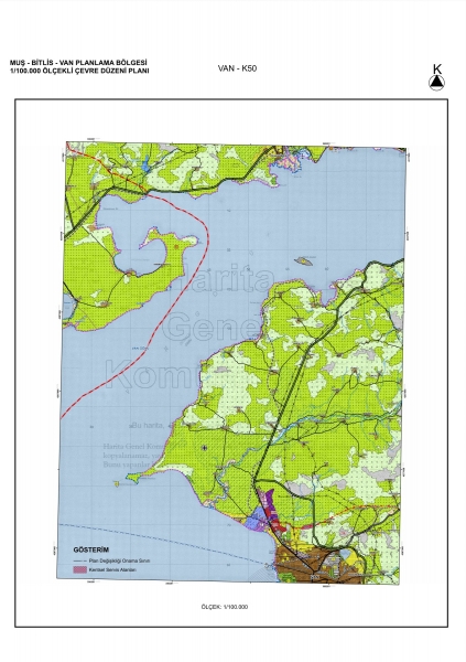  VAN İLİ, TUŞBA İLÇESİ, TOPAKTAŞ MAHALLESİ 118 ADA, 11 NUMARALI PARSELDE KAYITLI YAKLAŞIK 30 HEKTARLIK ALANDA KÜÇÜK SANAYİ SİTESİ KURULABİLMESİ AMACIYLA KENTSEL SERVİS ALANI AMAÇLI 1/100.000 ÇEVRE DÜZENİ PLANI DEĞIŞIKLIĞI