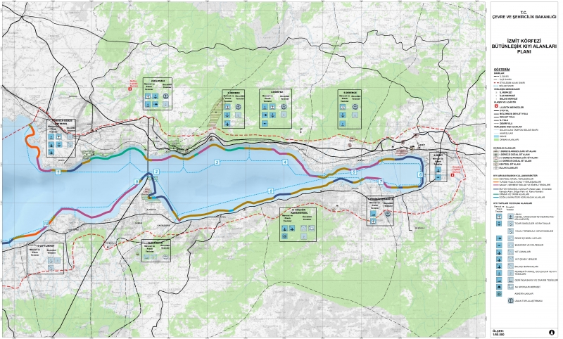 İzmit Körfezi Bütünleşik Kıyı Alanları Planı Birinci İtiraz Değerlendirmesi Sonrası Onayı 