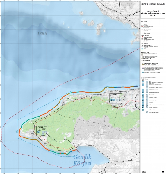 İzmit Körfezi Bütünleşik Kıyı Alanları Planı Birinci İtiraz Değerlendirmesi Sonrası Onayı 
