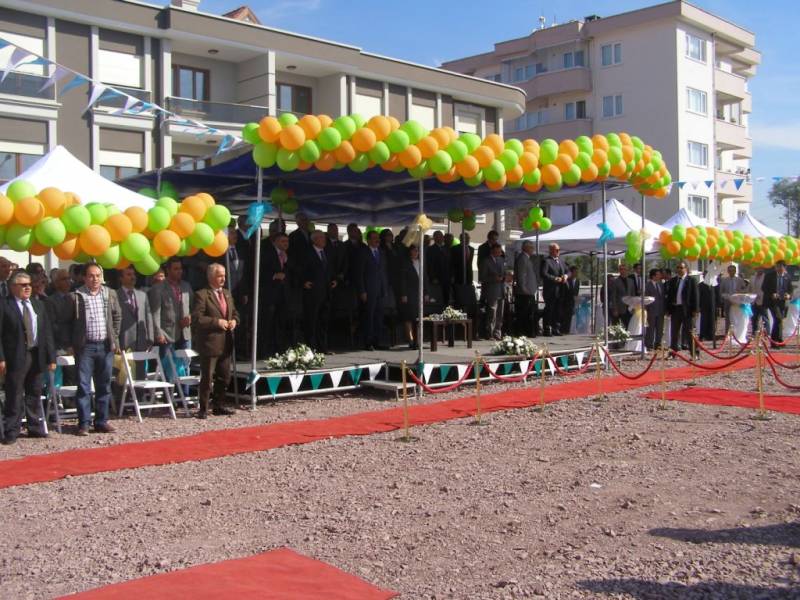 YENİ HİZMET BİNAMIZIN TEMELİ ATILDI