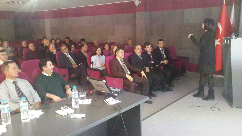 Müdürlüğümüz Konferans Salonunda İletişim Konulu Seminer Verilmiştir.
