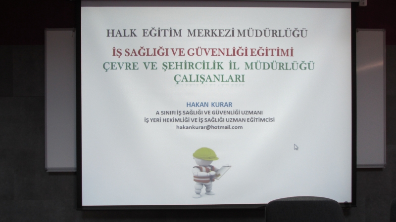 İşçi Sağlığı ve İş Güvenliği Eğitimlerimiz devam ediyor.
