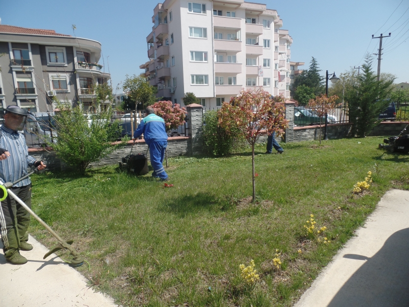 Hizmet Binası Bahçesinde Yeni Düzenlemeler