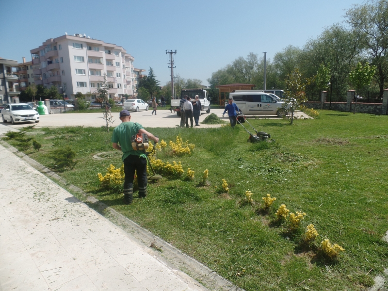 Hizmet Binası Bahçesinde Yeni Düzenlemeler