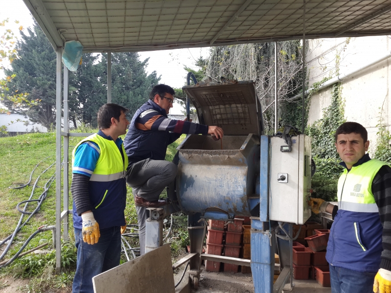 Ar-Ge Çalışmalarımız Kapsamında Katkı Maddelerinin Beton Mukavemetine Etkileri İnceleniyor.