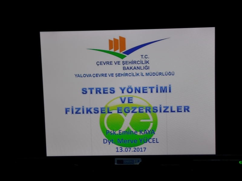 Stres Yönetimi, Fiziksel Egzersizler ve Aktiviteler Semineri