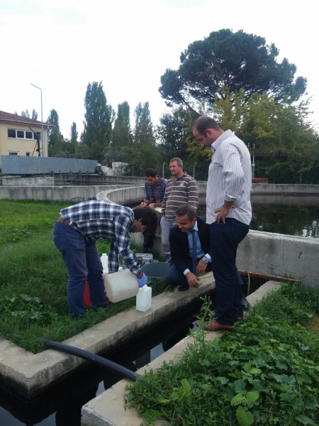 Atıksu Arıtma Tesislerinden İzin Numuneleri Alındı