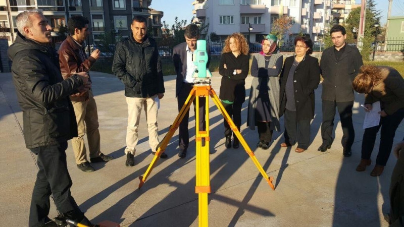 Müdürlüğümüzden Personelimize Temel Haritacılık Bilgisi ve Total-Station Eğitimi