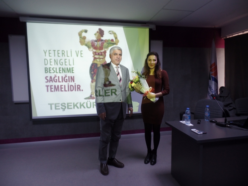 Çalışma Hayatı İle İlgili Beslenme, Yeme Bozuklukları ve Beslenme  Konulu  Seminer Yapıldı.