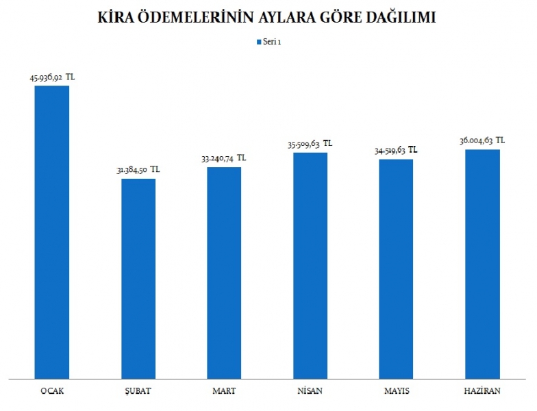 İlimiz Genelinde Yapılan Kira Yardımı Tutarları